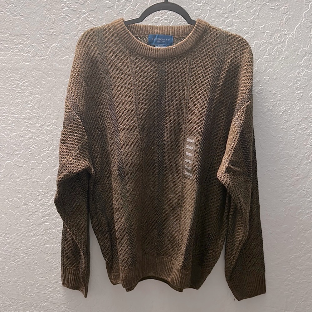 Towncraft Tan Black Sweater